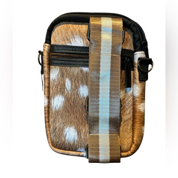 NWT-Casey Range fawn/deer print Neoprene Cellphone Bag - Picture 6 of 6